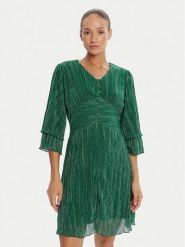 Bruuns Bazaar Sukienka koktajlowa Brella Zabina BBW4533 Zielony Regular Fit. Zielone sukienki damskie Bruuns Bazaar, bez wzorów, z syntetyku, wizytowe, bez ramiączek. Za 539.99 zł.