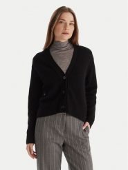 Marella Kardigan Blazer 2525346032 Czarny Regular Fit. Czarne kardigany damskie Marella, xxl, bez wzorów, z wełny. Za 819.99 zł.