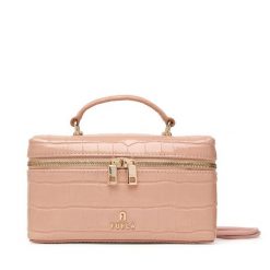 Torebka Furla. Czerwone kuferki damskie Furla, bez wzorów, bez dodatków. Za 1,039.00 zł.