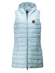 Geographical Norway Kamizelka pikowana "Vatikamap" w kolorze błękitnym rozmiar: XL. Niebieskie kamizelki damskie Geographical Norway, xl, bez wzorów, bez kaptura. Za 130.99 zł.