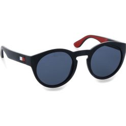 Okulary przeciwsłoneczne TOMMY HILFIGER - 1555/S Blue Rssbia 8RU. Niebieskie okulary przeciwsłoneczne damskie Tommy Hilfiger. W wyprzedaży za 339.00 zł.