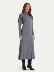 BOSS Sukienka dzianinowa Forbini 50548520 Szary Regular Fit. Szare sukienki damskie Boss, bez wzorów, z dzianiny, bez ramiączek. Za 1,679.00 zł.