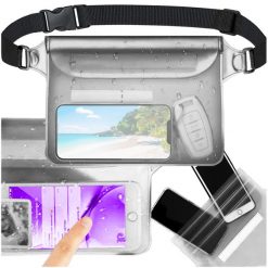 Etui Wodoodporne na Telefon Wodoszczelne Pokrowiec Saszetka Nerka na Basen. Czarne nerki i saszetki damskie TRIZAND, bez wzorów. Za 21.90 zł.