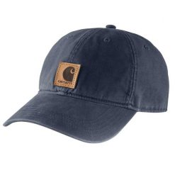 Czapka z daszkiem Carhartt Odessa Cap. Niebieskie czapki z daszkiem damskie Carhartt, bez wzorów. Za 91.00 zł.