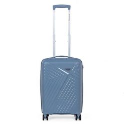 Walizka na kółkach twarda Sapphire ST-3030P niebieska - mała S. Niebieskie walizki SAPPHIRE, bez wzorów, z gumy, małe. W wyprzedaży za 98.00 zł.
