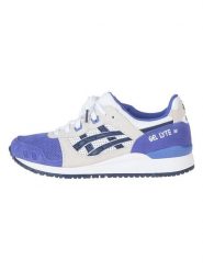 Asics Skórzane sneakersy "Asics Gel-Lyte III OG" w kolorze kremowo-fioletowym rozmiar: 41,5. Brązowe obuwie sportowe damskie Asics, bez zapięcia, Asics Gel Lyte. Za 259.74 zł.