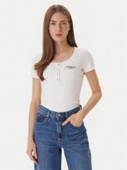 Guess T-Shirt GUESS x NORTH SAILS W6GP01 K2658 Écru Regular Fit. T-shirty damskie Guess, xs, z aplikacjami, z syntetyku, bez kołnierzyka. Za 279.99 zł.