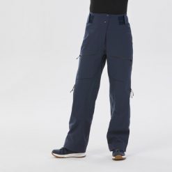 Spodnie narciarskie damskie Wedze FR500. Niebieskie spodnie sportowe damskie WED'ZE, na zimę, m, bez wzorów, z materiału, narciarskie. Za 449.99 zł.