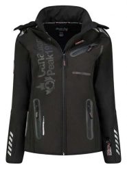 Canadian Peak Kurtka softshellowa "Reinak" w kolorze czarnym rozmiar: S. Czarne kurtki sportowe damskie Canadian Peak, s, bez wzorów, bez kaptura. Za 176.08 zł.