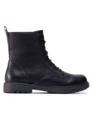 Geox Kozaki J Eclair G. D J049QD 000BC C9999 D Czarny. Czarne kozaki dziewczęce Geox, bez wzorów, ze skóry, bez obcasa, bez zapięcia. Za 249.99 zł.