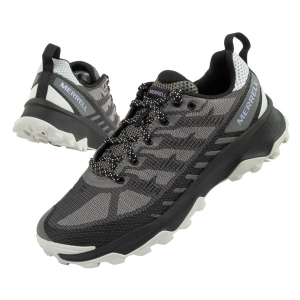 Buty trekkingowe damskie Merrell Speed Eco. Czarne obuwie trekkingowe damskie Merrell, z materiału, bez zapięcia. Za 249.00 zł.