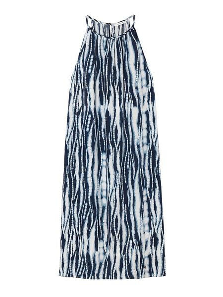 TATUUM Sukienka w kolorze granatowo-białym rozmiar: 34. Niebieskie sukienki damskie TATUUM, bez wzorów, z wiskozy, bez ramiączek. Za 79.21 zł.