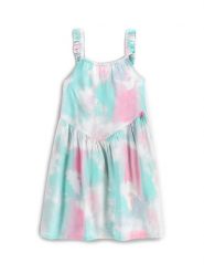 Coccodrillo Sukienka letnia WC5128301IGK Kolorowy Regular Fit. Sukienki dziewczęce COCCODRILLO, bez wzorów, z wiskozy, bez ramiączek, proste. Za 49.90 zł.