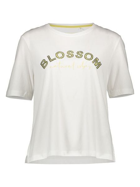 Gerry Weber Koszulka w kolorze kremowym rozmiar: 48. Brązowe koszulki damskie Gerry Weber, bez wzorów, z bawełny, bez kołnierzyka, bez ramiączek. Za 69.91 zł.