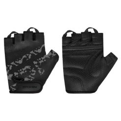Rękawiczki rowerowe Spokey Ride. Czarne rękawiczki damskie Spokey, bez wzorów. W wyprzedaży za 24.99 zł.