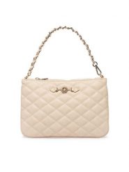 Guess Torebka PW7587 P6474 Beżowy jasny. Brązowe torebki wieczorowe damskie Guess, z aplikacjami, ze skóry, bez dodatków. Za 264.99 zł.