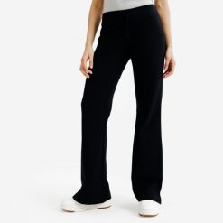 Rozszerzane legginsy damskie Elementals. Brązowe legginsy damskie Decathlon, s, bez wzorów, z bawełny. Za 89.99 zł.