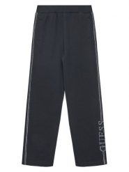 Guess Spodnie dresowe J5YQ12 KA6R4 Czarny Regular Fit. Czarne spodnie dresowe dziewczęce Guess, z aplikacjami, z bawełny. Za 139.99 zł.