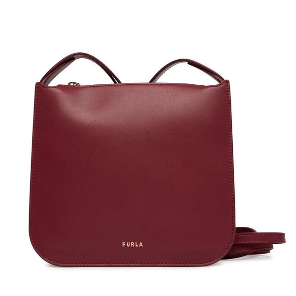 Torebka Furla. Czerwone listonoszki damskie Furla, bez wzorów, bez dodatków. Za 866.99 zł.