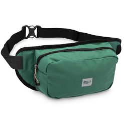Saszetka sportowa nerka Spokey Drago. Zielone nerki i saszetki damskie Spokey, bez wzorów, z materiału. Za 36.99 zł.