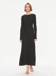 TWINSET Sukienka wieczorowa 241TE2130 Czarny Regular Fit. Czarne sukienki damskie Twinset, bez wzorów, z wiskozy, wizytowe, bez ramiączek. Za 639.99 zł.