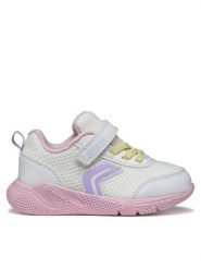 Geox Sneakersy B Sprintye Girl B454TD 01454 C0406 Biały. Białe buty sportowe dziewczęce Geox, z materiału, bez zapięcia. Za 179.99 zł.