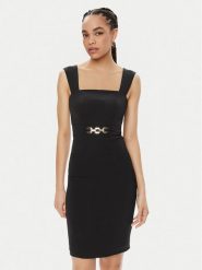 Marciano Guess Sukienka koktajlowa Norah 4GGK44 7074A Czarny Slim Fit. Czarne sukienki damskie Marciano Guess, z aplikacjami, z wiskozy, wizytowe, bez ramiączek. Za 1,569.00 zł.