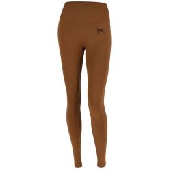 Legginsy sportowe damskie Xtreme Sportswear. Brązowe legginsy damskie XTREME SOCKSWEAR, xl, bez wzorów, z materiału, do biegania. Za 134.50 zł.