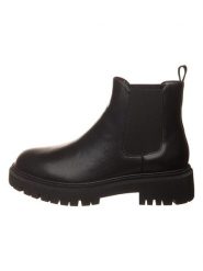 Skechers Skórzane sztyblety "Modern Rugged - The Voyager" w kolorze czarnym rozmiar: 41. Czarne botki damskie Skechers. Za 245.96 zł.