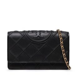 Torebka Tory Burch. Czarne torebki wieczorowe damskie Tory Burch, bez wzorów, bez dodatków. Za 2,349.00 zł.