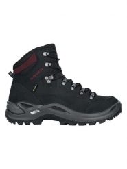 LOWA Skórzane buty turystyczne "Renegade GTX Mid Ws" w kolorze czarnym rozmiar: 37. Czarne obuwie trekkingowe damskie Lowa, z gore-texu, bez zapięcia. Za 426.40 zł.