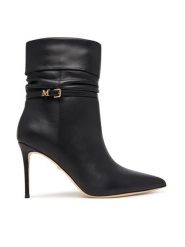 Marciano Guess Botki G6BZ29 L0228 Czarny. Czarne botki damskie Marciano Guess, ze skóry, bez obcasa, na szpilce, bez zapięcia. Za 1,649.00 zł.