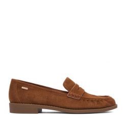 Lordsy MEXX. Brązowe półbuty damskie Mexx, bez wzorów, bez obcasa, bez zapięcia. Za 349.99 zł.