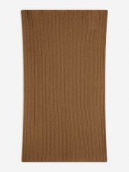 Just Cashmere Kaszmirowy szal-koło "Hutton" w kolorze jasnobrązowym - 65 x 50 cm rozmiar: onesize. Brązowe szaliki damskie Just Cashmere, bez wzorów, z kaszmiru. Za 304.99 zł.