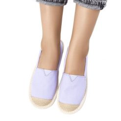 Fioletowe espadryle damskie Tanner. Fioletowe espadryle damskie bez wzorów, bez obcasa. Za 78.33 zł.