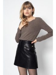 Perfect Cashmere Kaszmirowy sweter "Oprah" w kolorze szarobrązowym rozmiar: M. Brązowe swetry klasyczne damskie Perfect Cashmere, m, z kaszmiru, bez kołnierzyka. Za 391.95 zł.