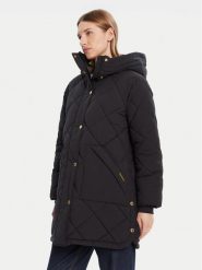 Barbour Kurtka zimowa Kailyn LQU1843BK11 Czarny Regular Fit. Czarne kurtki damskie Barbour, na zimę, bez wzorów, z syntetyku, bez kaptura. Za 1,309.00 zł.