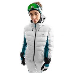 Damska kurtka narciarska Sporty zimowe Siroko W7-W Anniviers. Białe kurtki sportowe damskie SIROKO, na zimę, bez wzorów, z materiału, bez kaptura. Za 1,062.00 zł.