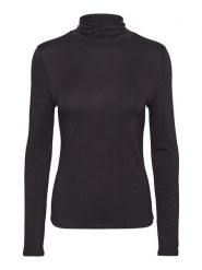 Vero Moda Koszulka "Alberte" w kolorze czarnym rozmiar: XXL. Czarne bluzki damskie Vero Moda, xxl, bez wzorów, bez kołnierzyka, bez ramiączek. Za 48.39 zł.