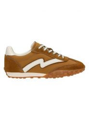Wojas Skórzane sneakersy w kolorze jasnobrązowym rozmiar: 40. Brązowe obuwie sportowe damskie Wojas, bez zapięcia. Za 271.03 zł.