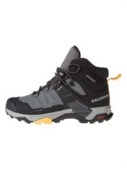 SALOMON Buty turystyczne "X Ultra 4 Mid Winter" w kolorze szaro-czarnym rozmiar: 40. Czarne obuwie trekkingowe damskie Salomon, z materiału, bez zapięcia. Za 461.21 zł.