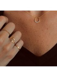 Les Petites Précieuses Pozłacany pierścionek rozmiar: 50. Żółte pierścionki damskie Les Petites Précieuses, pozłacane. Za 87.40 zł.