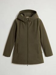 Woolrich Parka puchowa "New Firth" w kolorze khaki rozmiar: S. Brązowe parki damskie Woolrich, s, z puchu, bez kaptura. Za 1,757.10 zł.