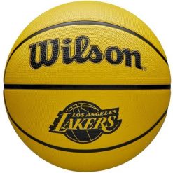 Koszulka do koszykówki Wilson NBA Team Solid Lakers. Żółte koszulki damskie Wilson, bez wzorów, bez kołnierzyka, bez ramiączek. Za 84.99 zł.