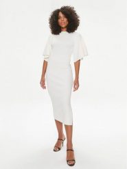 Ted Baker Sukienka dzianinowa Lounia 266260 Biały Slim Fit. Białe sukienki damskie Ted Baker, bez wzorów, z dzianiny, bez ramiączek. Za 659.99 zł.