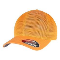 Czapka Z Daszkiem 360 Omnimesh. Czarne czapki z daszkiem damskie FLEXFIT, bez wzorów, z bawełny. Za 79.99 zł.