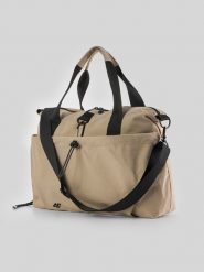 4F Torba sportowa (ok. 16 L) - kremowa Uniwersalny. Brązowe torby sportowe 4F, bez wzorów, z materiału. Za 129.99 zł.