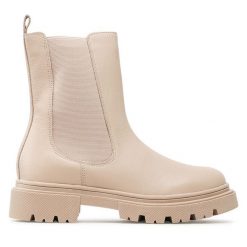 Sztyblety Lasocki. Brązowe botki damskie Lasocki, bez obcasa, na płaskiej podeszwie, bez zapięcia. Za 159.99 zł.