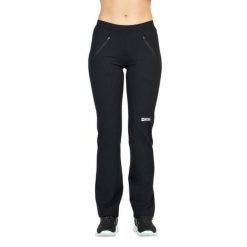 Długie legginsy damskie 8406 czarne - boot cut. Czarne legginsy damskie m, bez wzorów, z elastanu. Za 251.40 zł.
