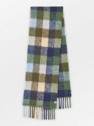 Becksöndergaard Szal w kolorze niebiesko-zielono-oliwkowym - 200 x 35 cm rozmiar: onesize. Niebieskie szaliki damskie Becksöndergaard, bez wzorów, z materiału. Za 295.99 zł.